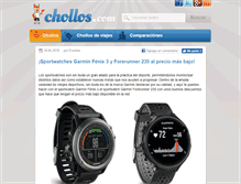 Tablet Screenshot of chollos.com